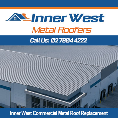 Commercial metal roof replacement in Inner West