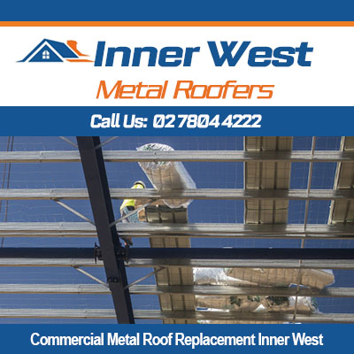 Commercial metal roof replacement with professional installation in Inner West