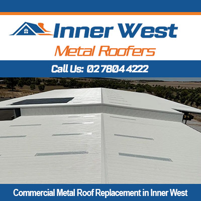  Commercial metal roof replacement with modern curved profile in Inner West