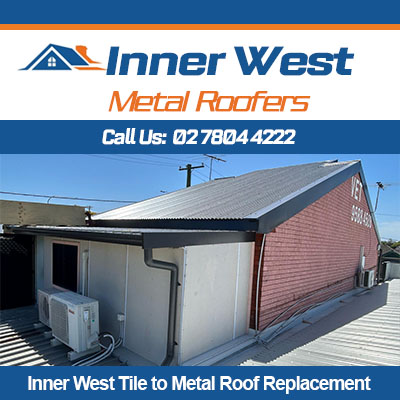 Tile to metal roof replacement in Inner West